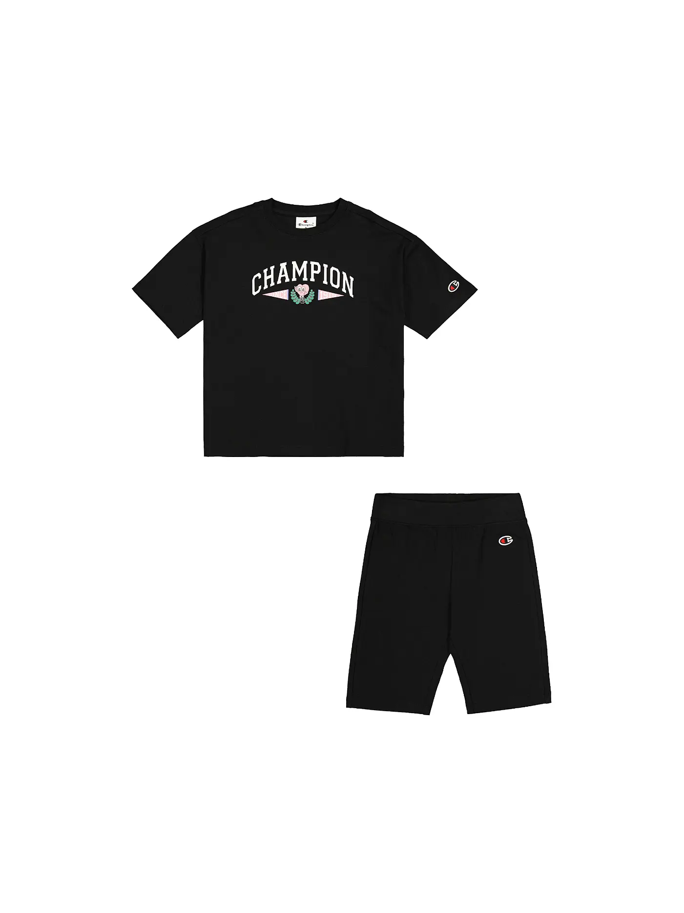 CHAMPION | Mädchen Set 2-teilig T-Shirt und Shorts | 